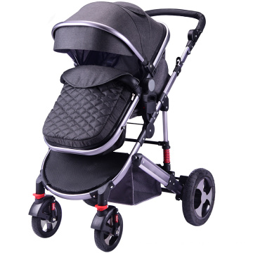 Poussette bébé paysage haut bidirectionnel peut être assis, voiture parapluie pliante portable pour bébé